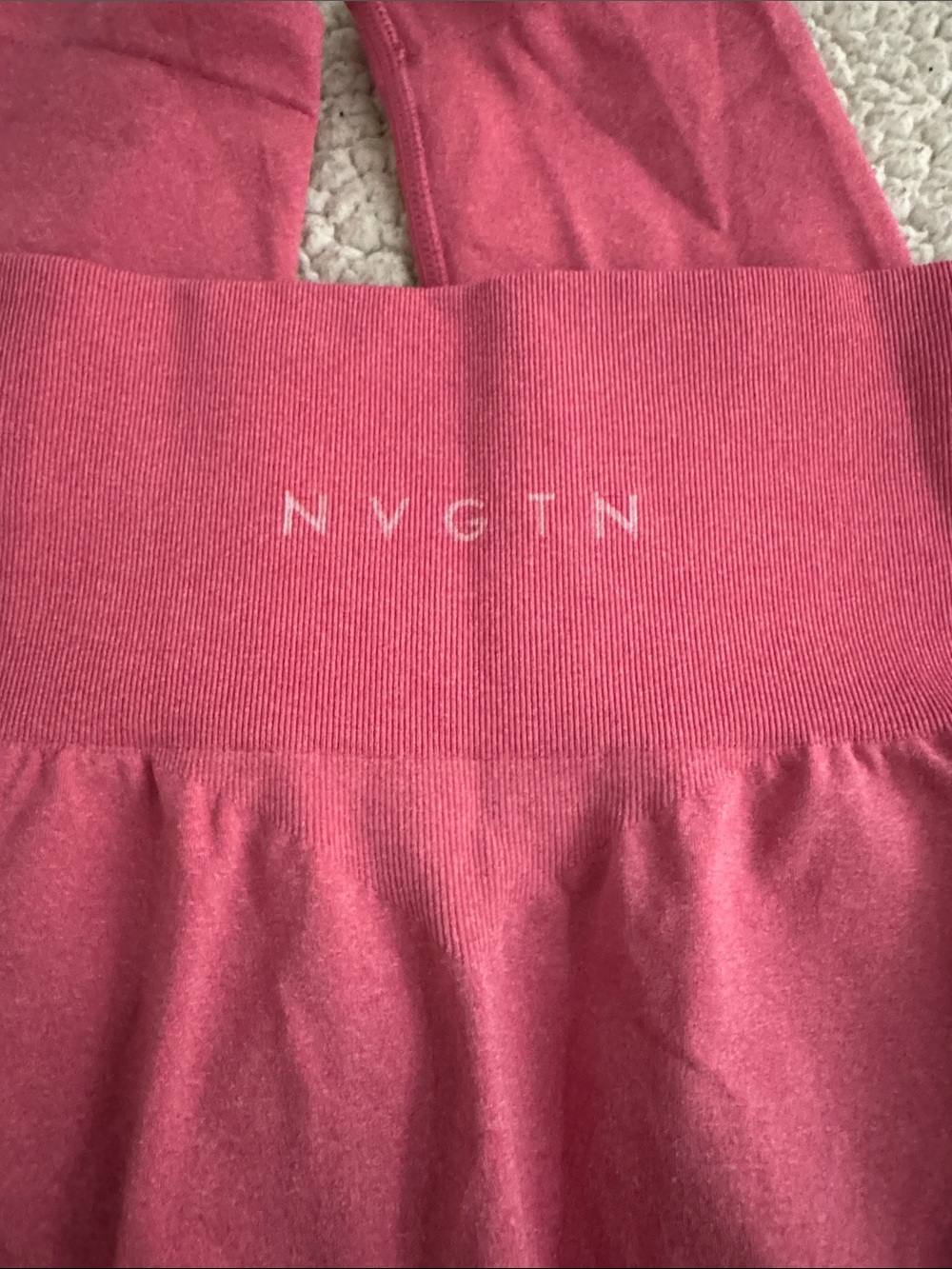 NVGTN Seamless High-Waist Leggings - Pink - Picture 3 of 5